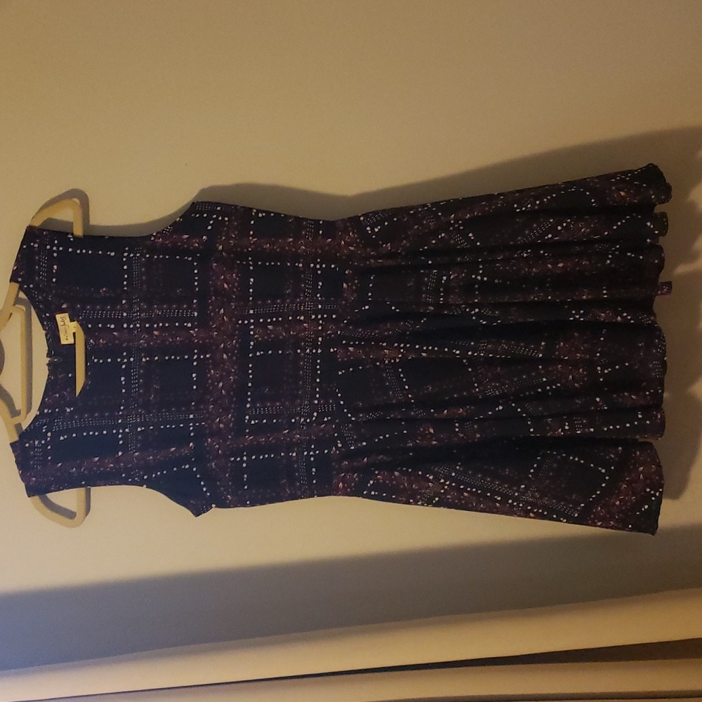 Maison Jules fit and flair navy dress